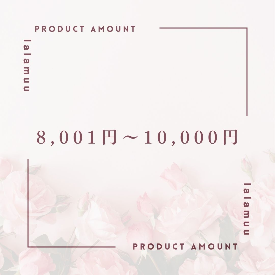 8,001円~1万円