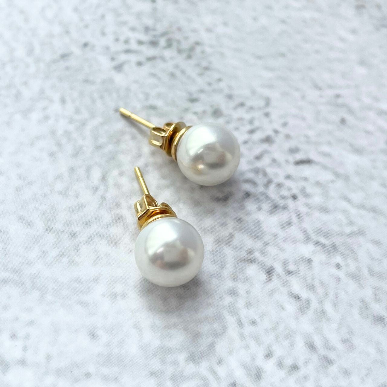 2wayパールノットピアス A21