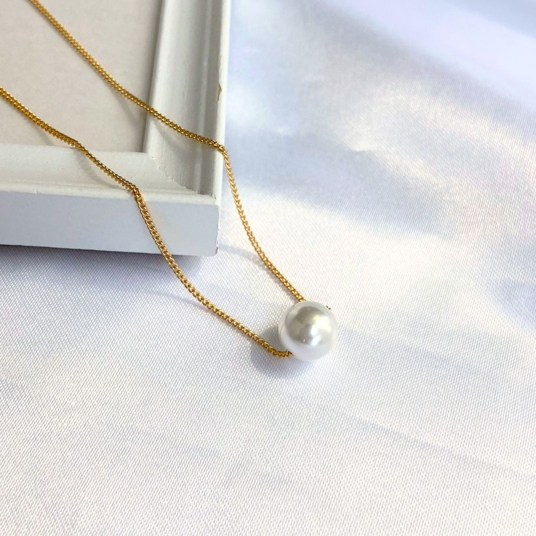一粒パールネックレス 8mm