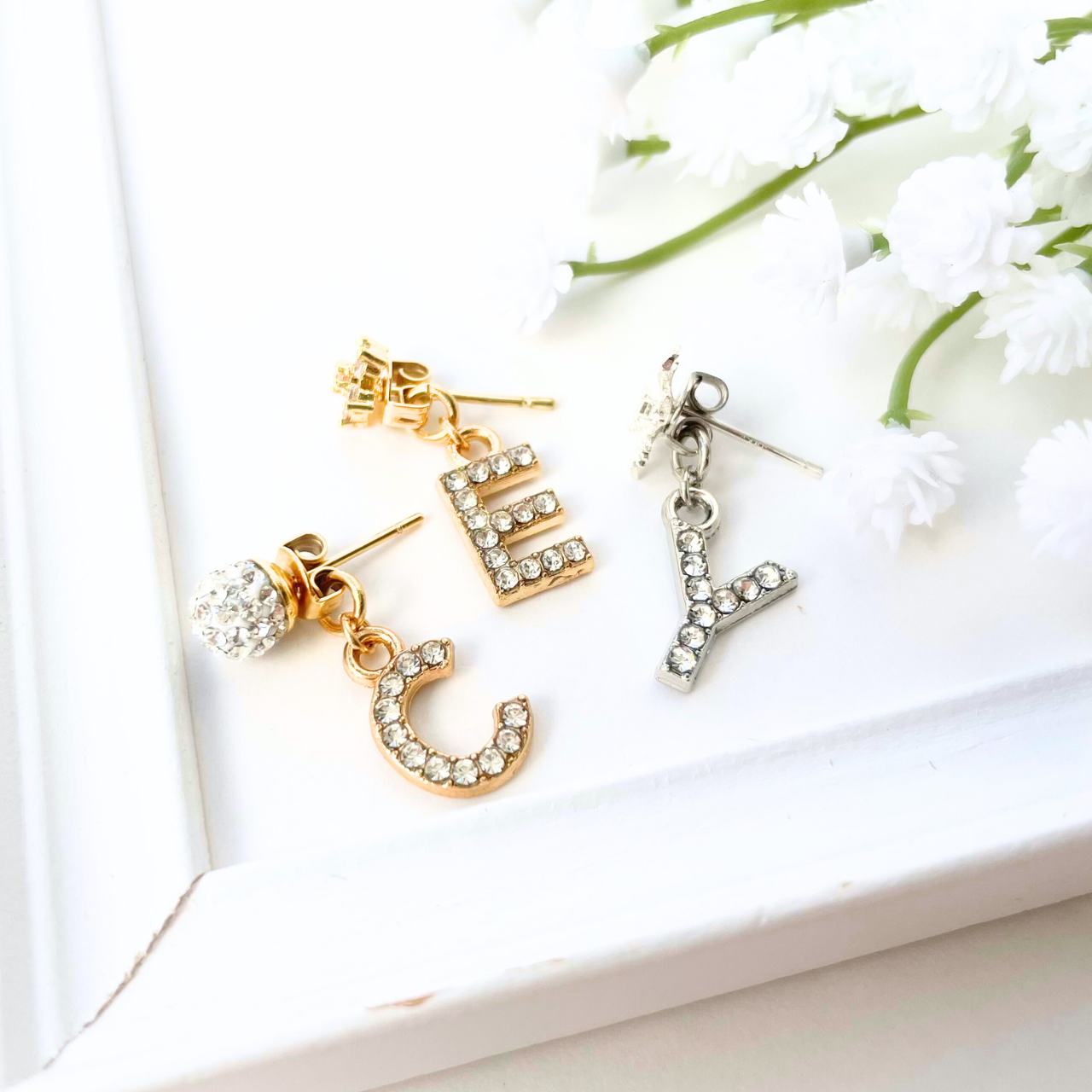 イニシャルピアス シルバー A15