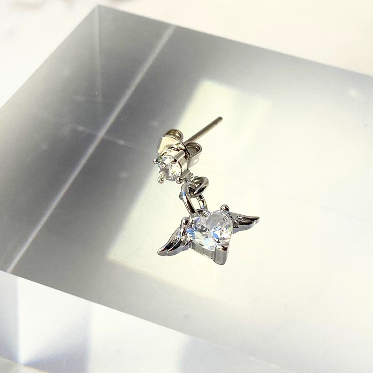 【選べる金具】普段使いに♪エンジェルハートピアス
