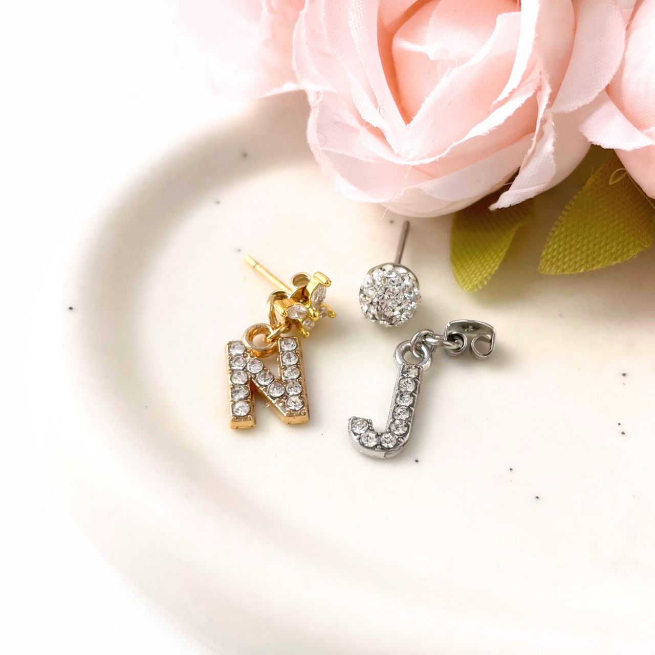 イニシャルピアス シルバー A15
