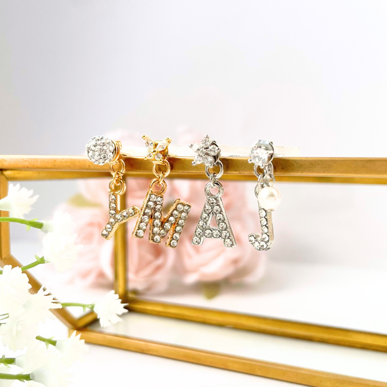 イニシャルピアス シルバー A15