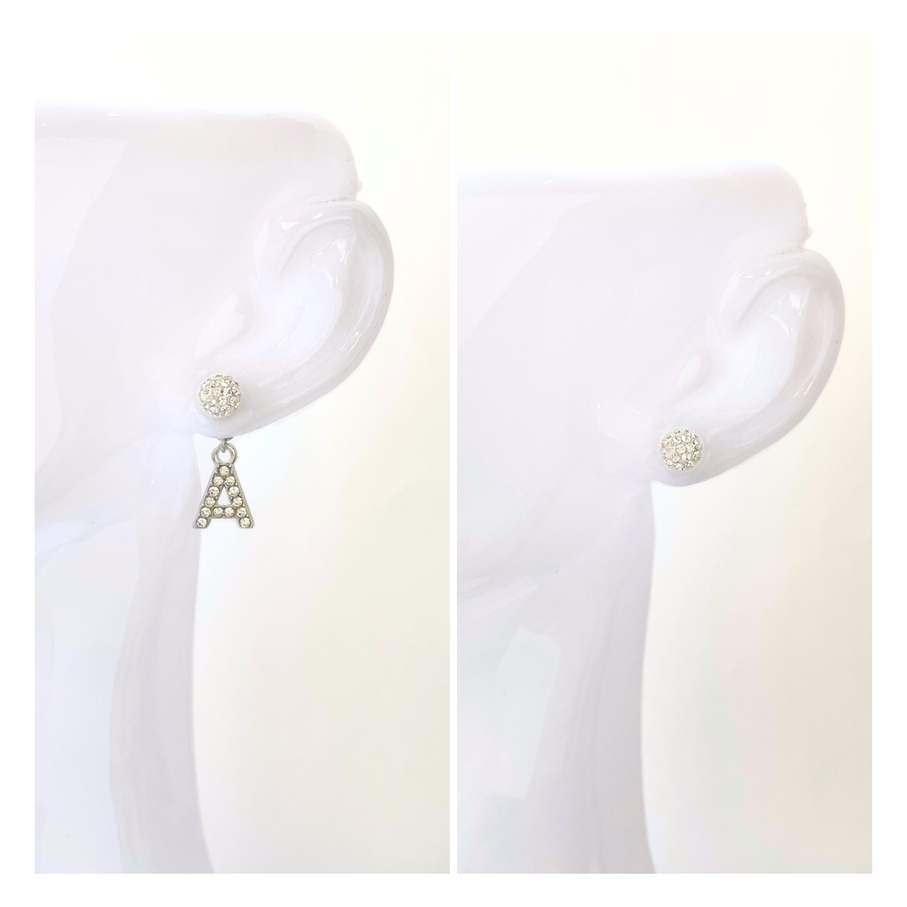 イニシャルピアス シルバー A15