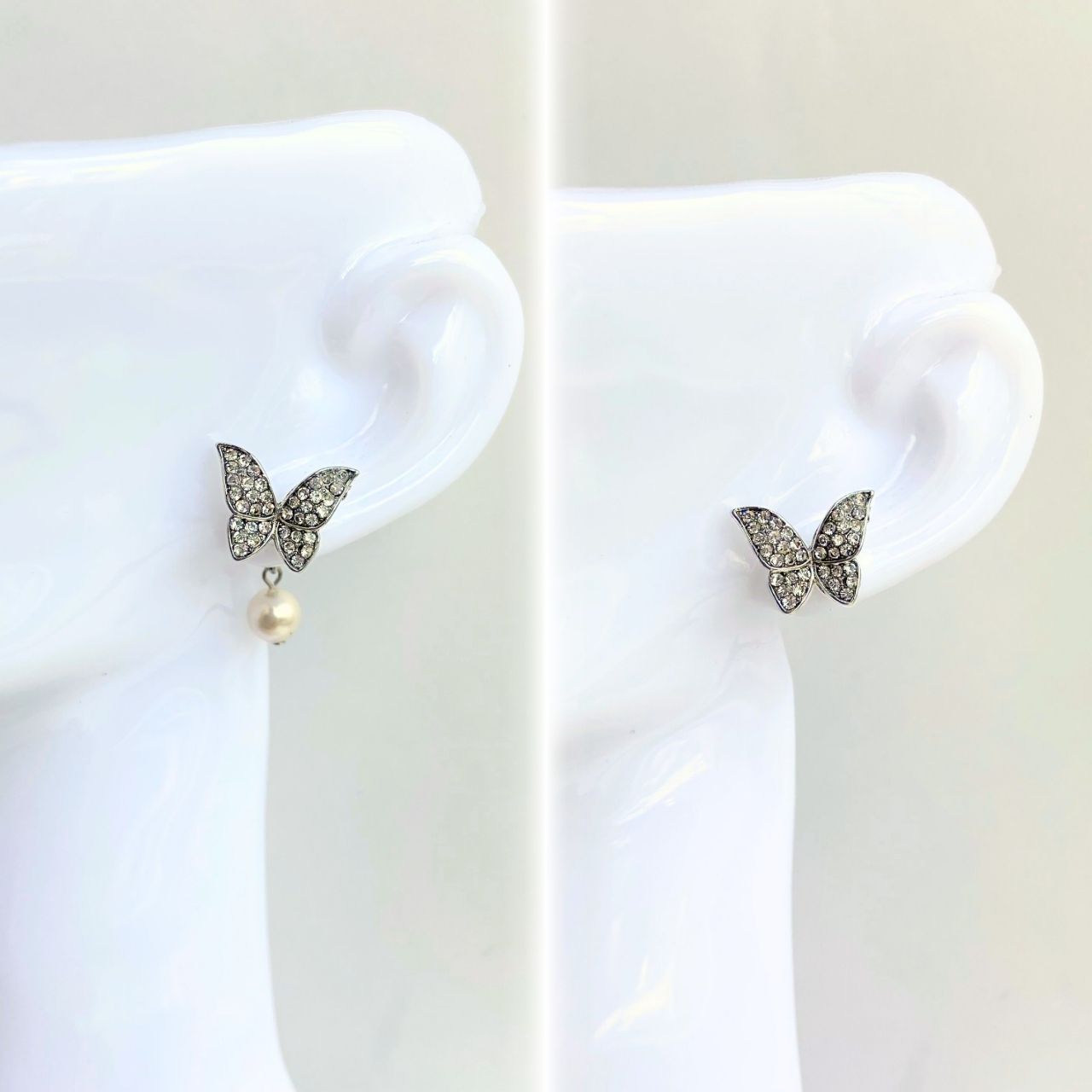 2wayバタフライパールピアス
