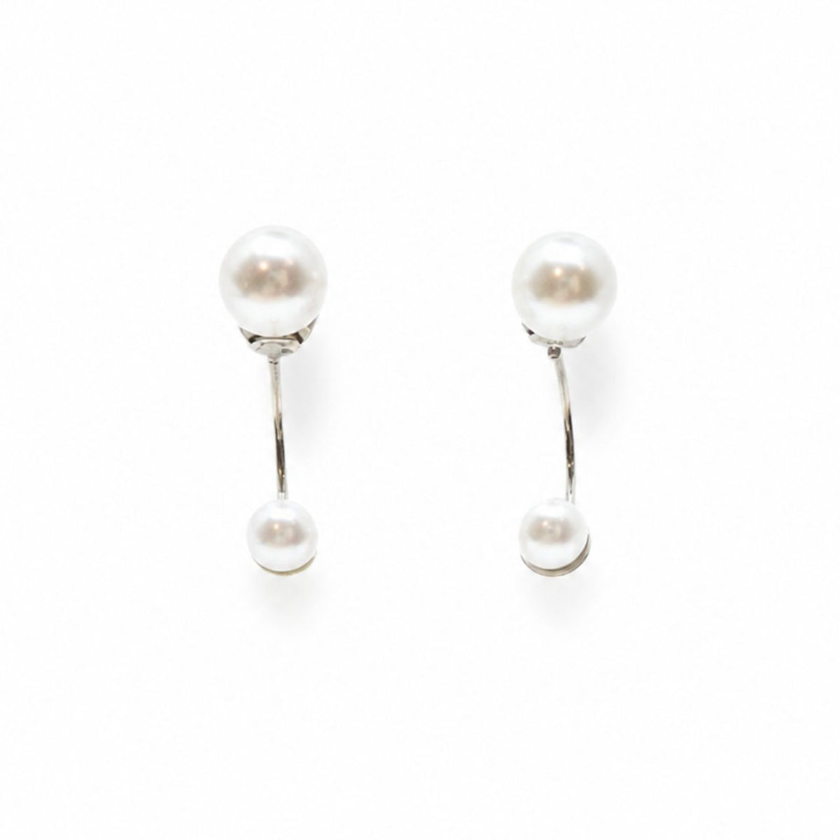 パール 6mm/4mm 2WAYピアス