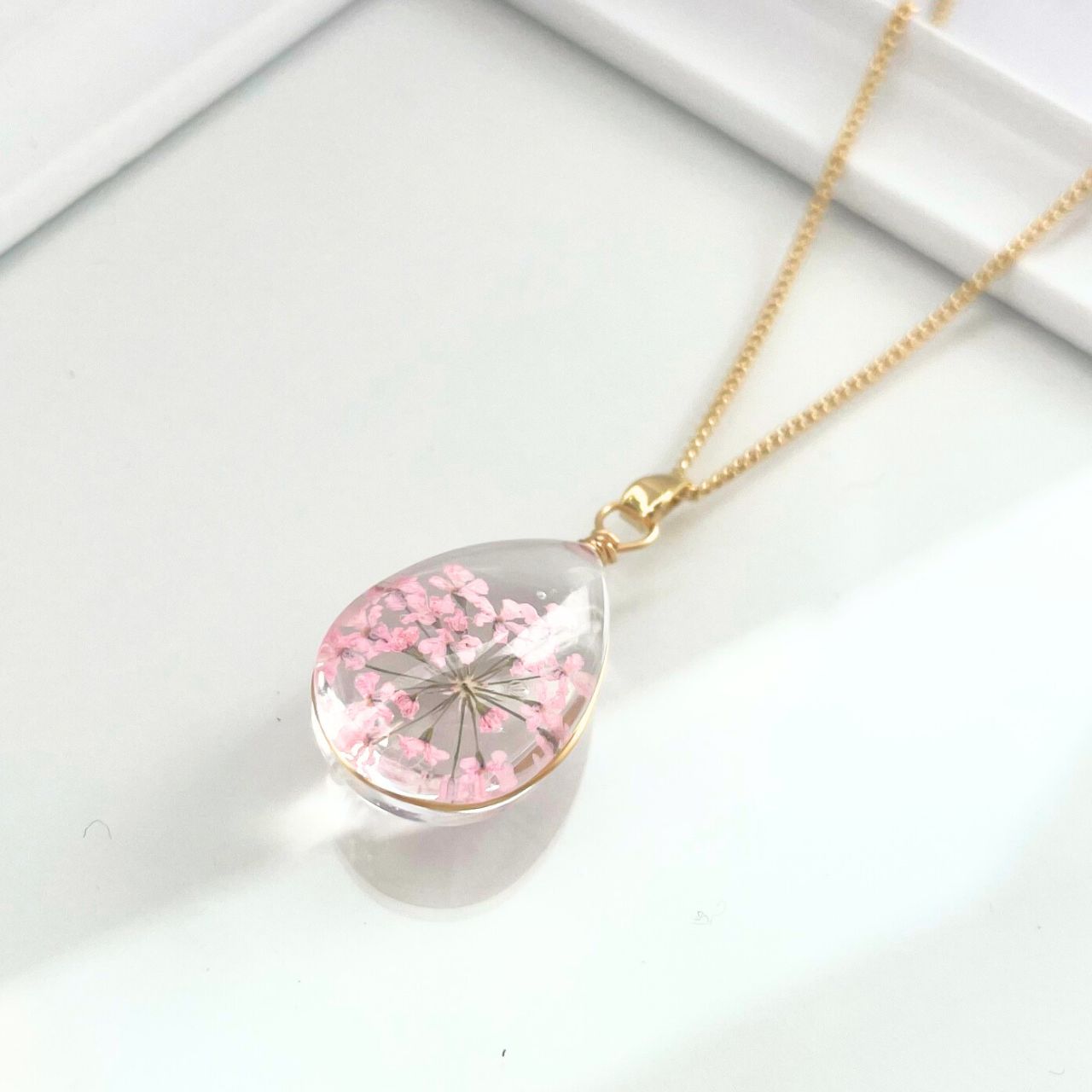 さくらドロップネックレス　C6