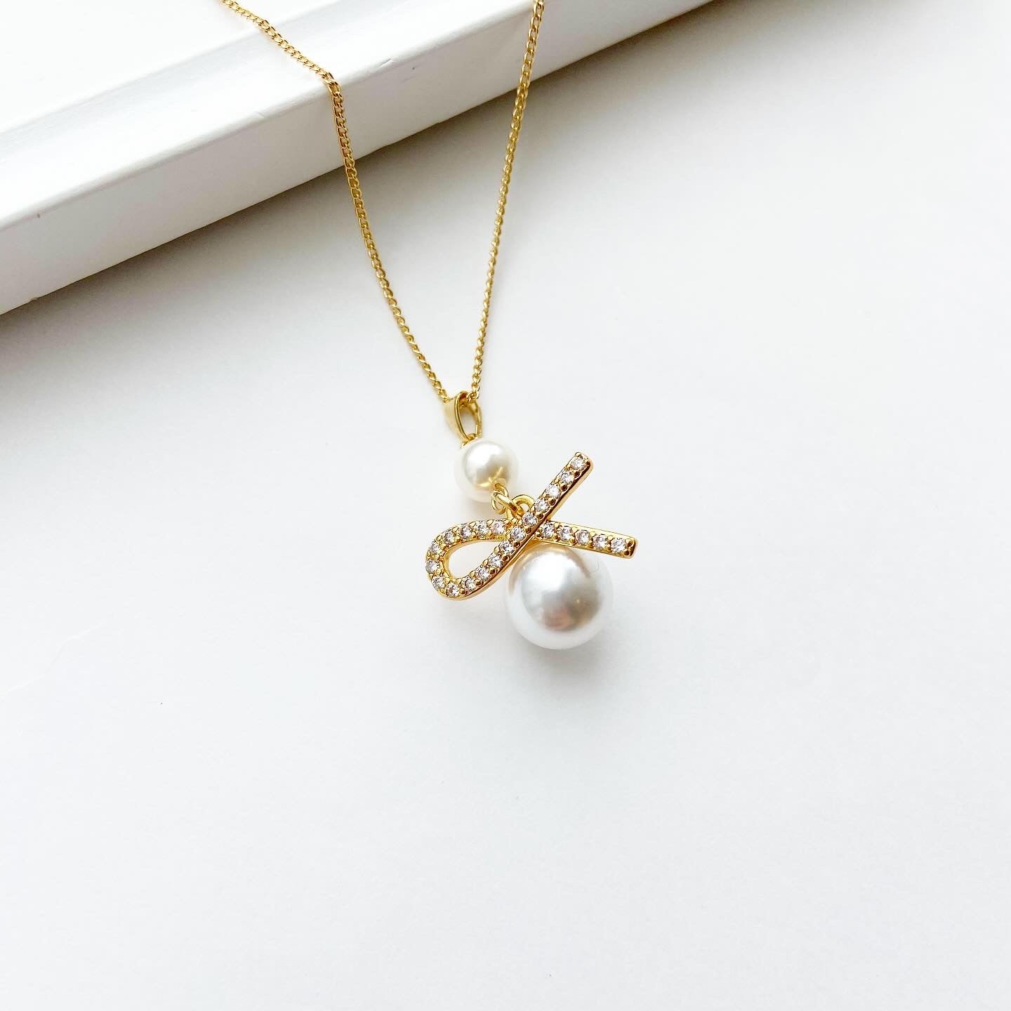パールノットネックレス　C392