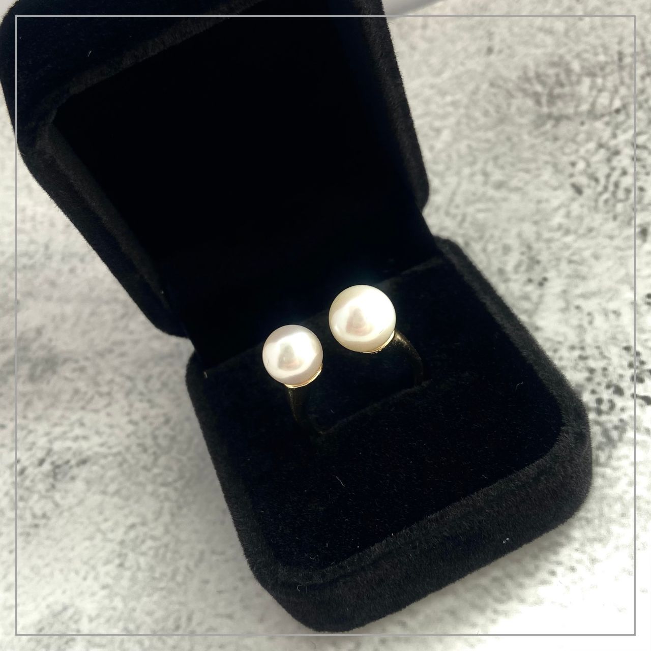 あこやパール6mm×8mmフォークリング