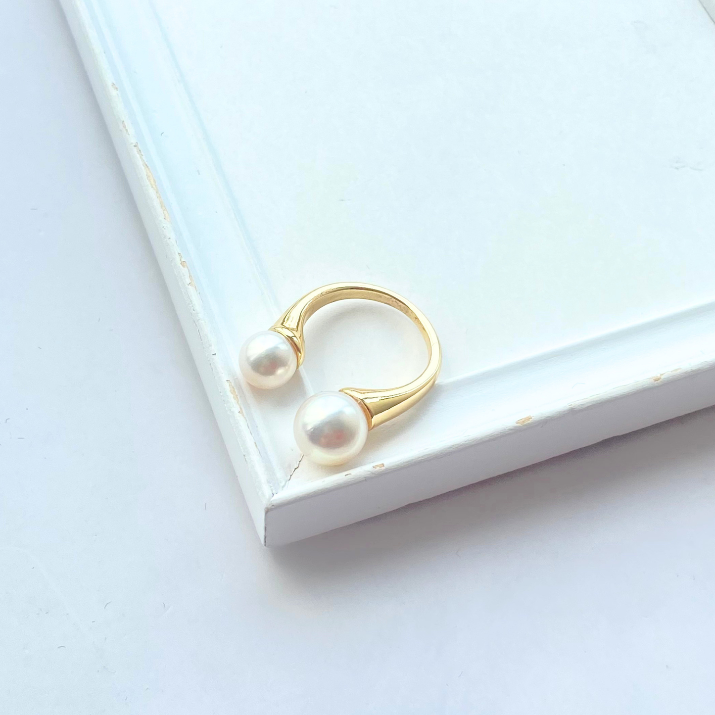 あこやパール6mm×8mmフォークリング