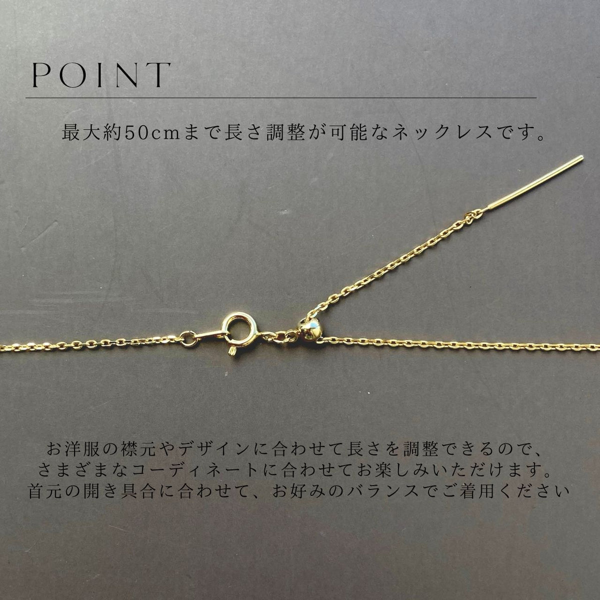 パールブーケネックレス