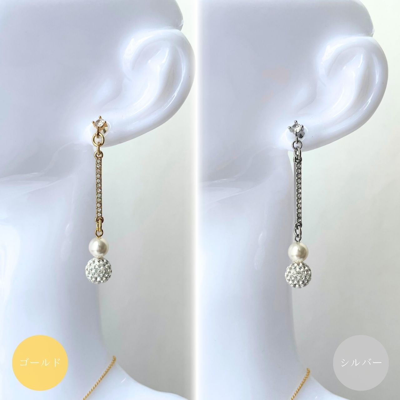 MAYU ピアス　スモールハート　パヴェ　ラインストーン MAYU ピアス スモールハート パヴェ ラインストーン MAYU ピアス