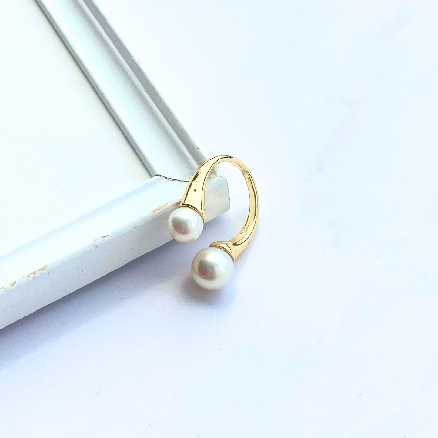 あこやパール6mm×8mmフォークリング