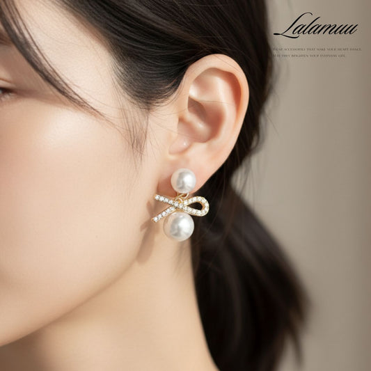 パールノットピアス